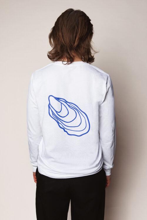 Koester je Oester longsleeve wit