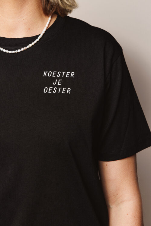 Koester je Oester korte mouwen zwart