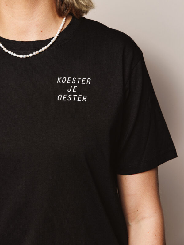 Koester je Oester korte mouwen zwart