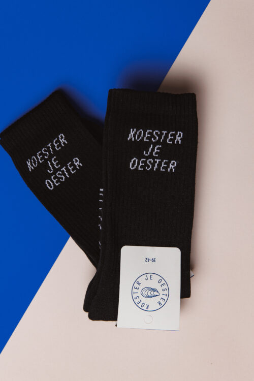 Koester je Oester zwart sok